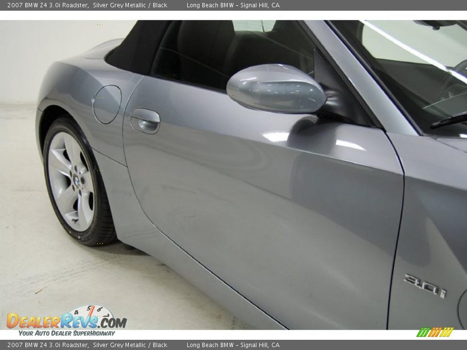 2007 BMW Z4 3.0i Roadster Silver Grey Metallic / Black Photo #4