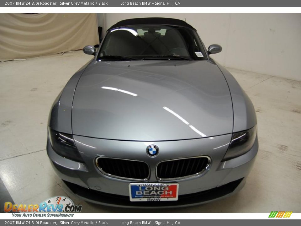 2007 BMW Z4 3.0i Roadster Silver Grey Metallic / Black Photo #5