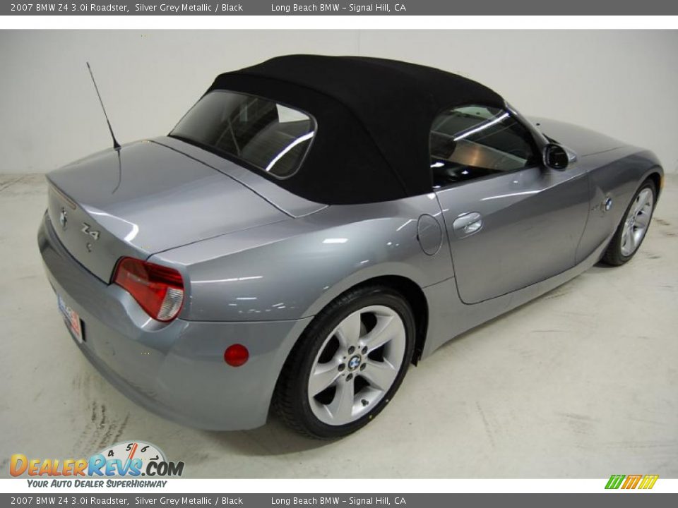 2007 BMW Z4 3.0i Roadster Silver Grey Metallic / Black Photo #6