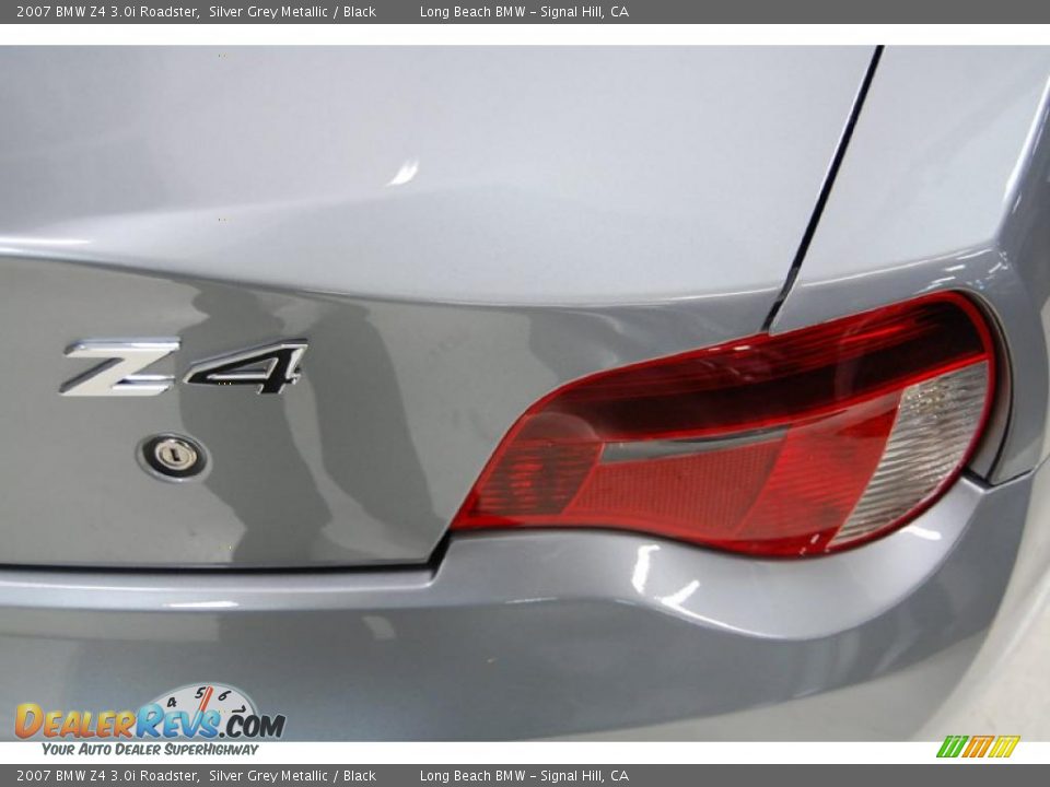 2007 BMW Z4 3.0i Roadster Silver Grey Metallic / Black Photo #8