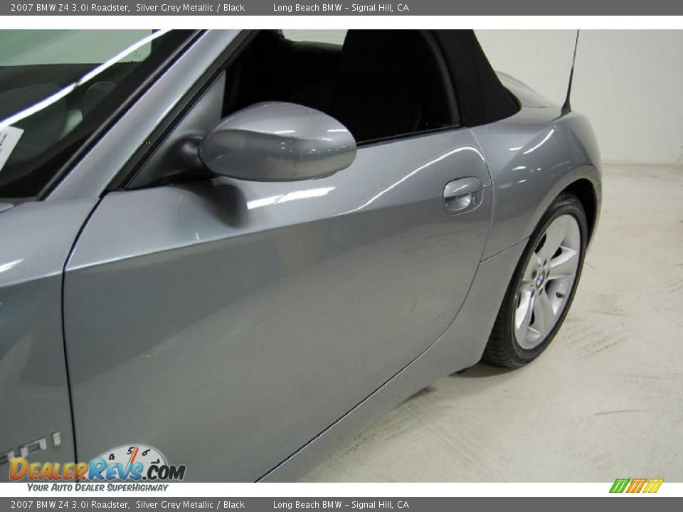 2007 BMW Z4 3.0i Roadster Silver Grey Metallic / Black Photo #13