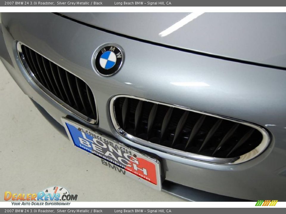 2007 BMW Z4 3.0i Roadster Silver Grey Metallic / Black Photo #14
