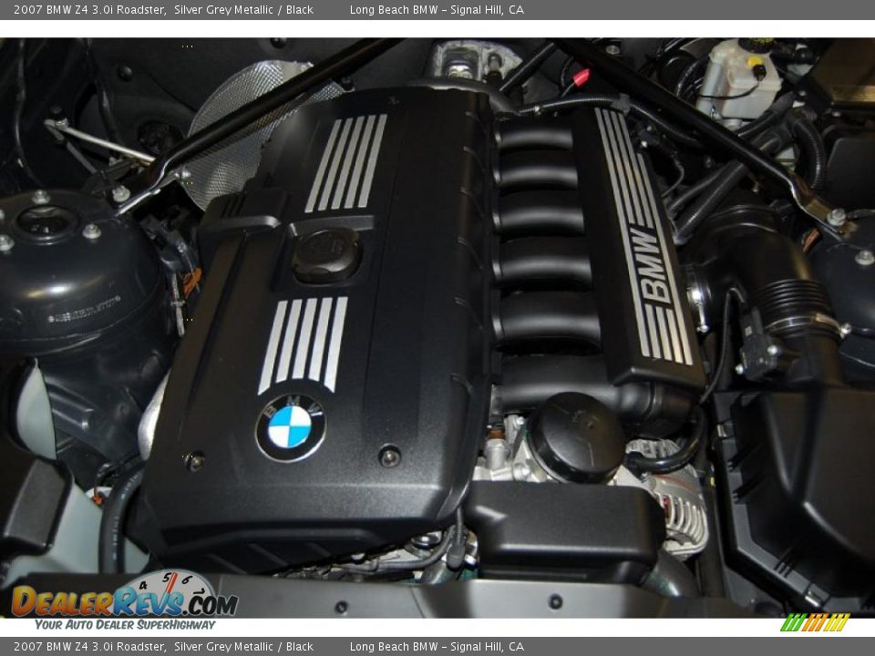 2007 BMW Z4 3.0i Roadster Silver Grey Metallic / Black Photo #17