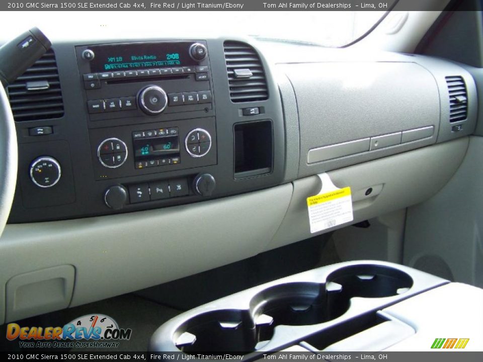 2010 GMC Sierra 1500 SLE Extended Cab 4x4 Fire Red / Light Titanium/Ebony Photo #19