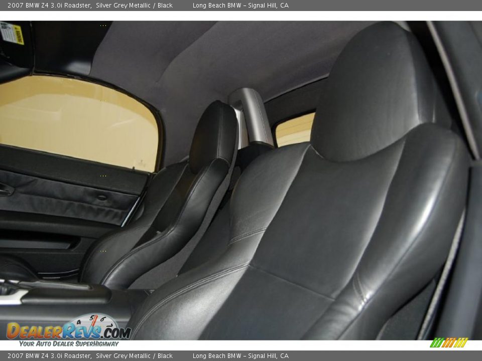 2007 BMW Z4 3.0i Roadster Silver Grey Metallic / Black Photo #20