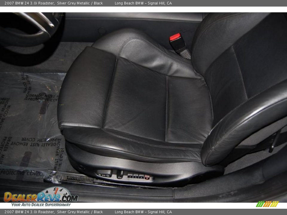 2007 BMW Z4 3.0i Roadster Silver Grey Metallic / Black Photo #21