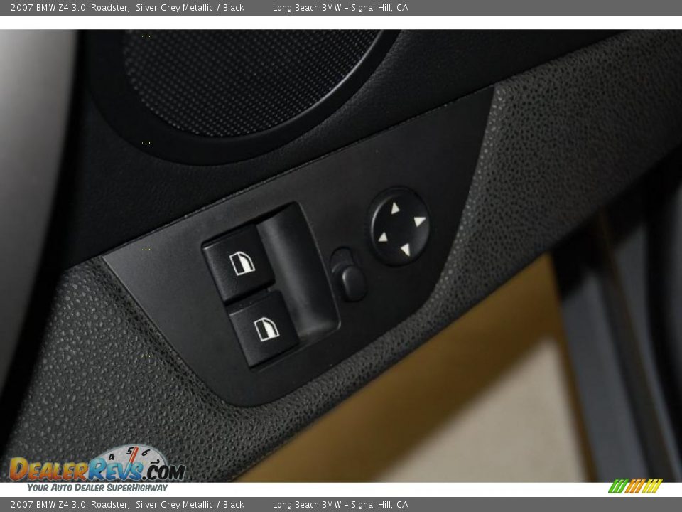 2007 BMW Z4 3.0i Roadster Silver Grey Metallic / Black Photo #23