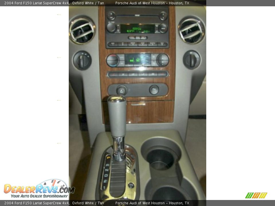 2004 Ford F150 Lariat SuperCrew 4x4 Oxford White / Tan Photo #7
