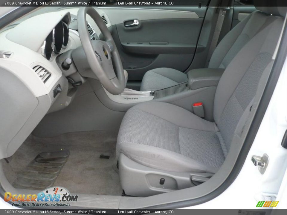2009 Chevrolet Malibu LS Sedan Summit White / Titanium Photo #9