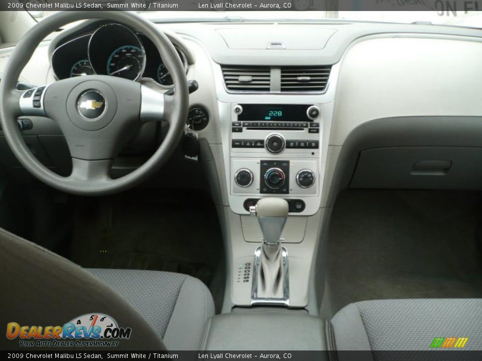 2009 Chevrolet Malibu LS Sedan Summit White / Titanium Photo #16