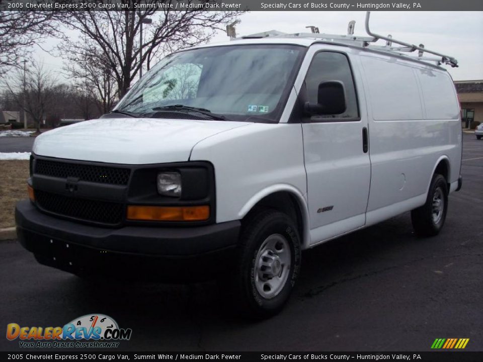 2005 Chevrolet Express 2500 Cargo Van Summit White / Medium Dark Pewter Photo #3