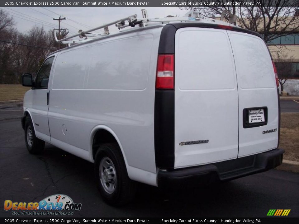 2005 Chevrolet Express 2500 Cargo Van Summit White / Medium Dark Pewter Photo #7