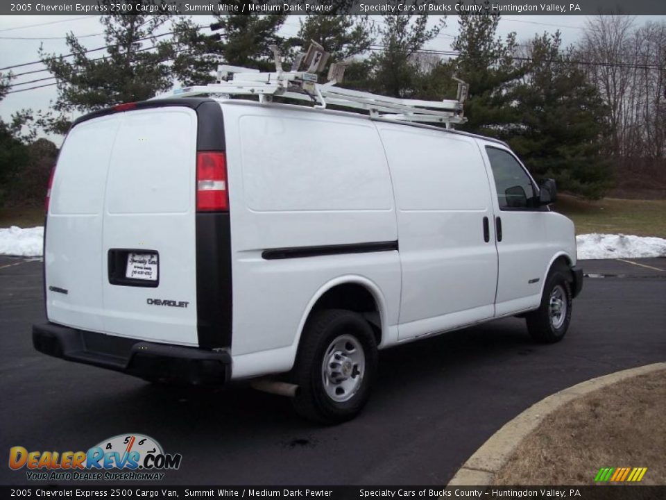 2005 Chevrolet Express 2500 Cargo Van Summit White / Medium Dark Pewter Photo #10