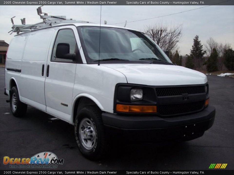 2005 Chevrolet Express 2500 Cargo Van Summit White / Medium Dark Pewter Photo #14