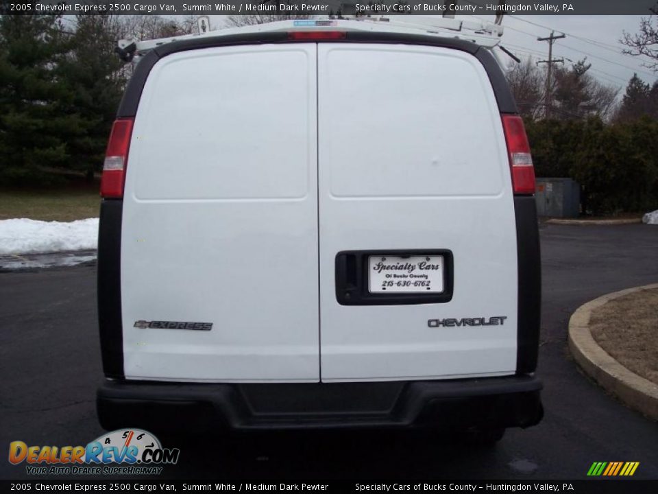 2005 Chevrolet Express 2500 Cargo Van Summit White / Medium Dark Pewter Photo #20