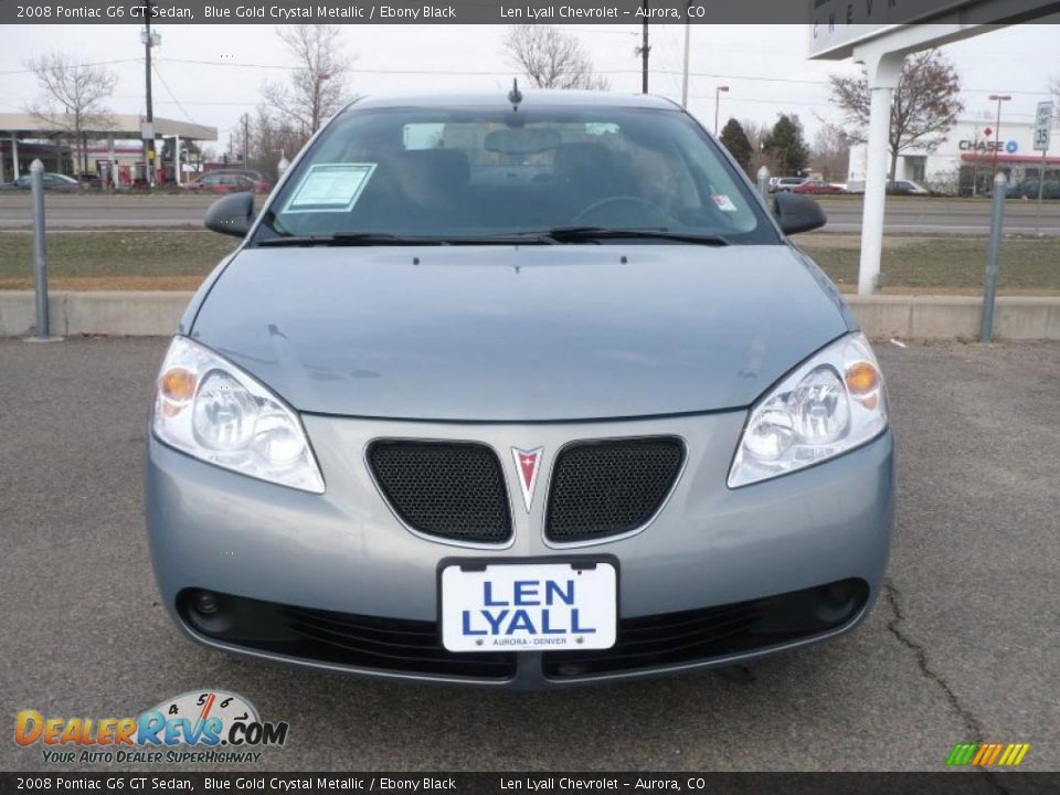 2008 Pontiac G6 GT Sedan Blue Gold Crystal Metallic / Ebony Black Photo #2