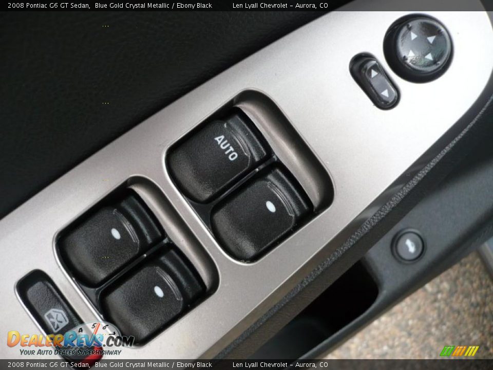 2008 Pontiac G6 GT Sedan Blue Gold Crystal Metallic / Ebony Black Photo #8