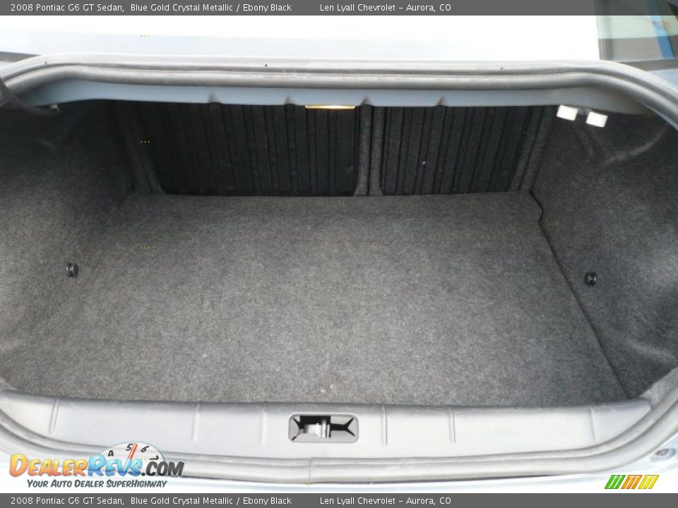 2008 Pontiac G6 GT Sedan Blue Gold Crystal Metallic / Ebony Black Photo #11