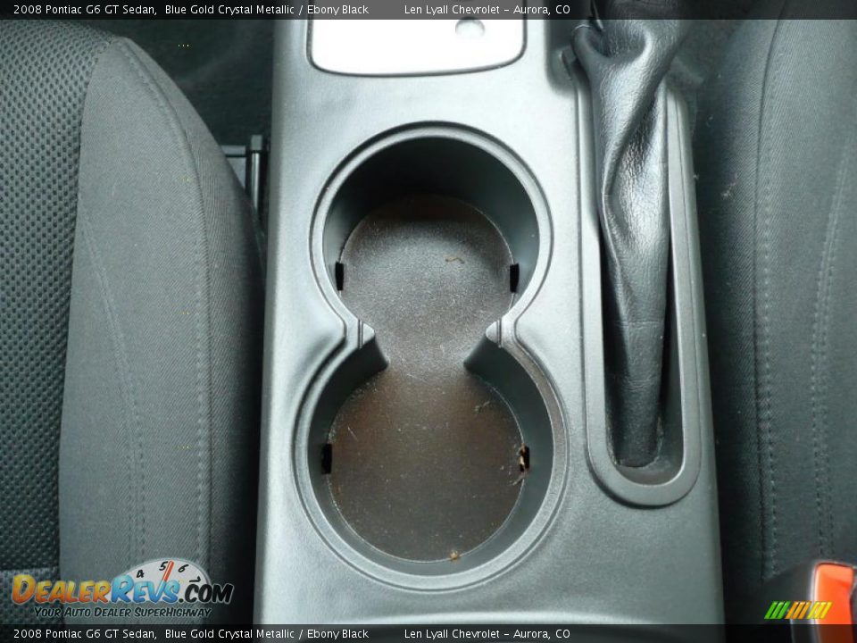 2008 Pontiac G6 GT Sedan Blue Gold Crystal Metallic / Ebony Black Photo #18