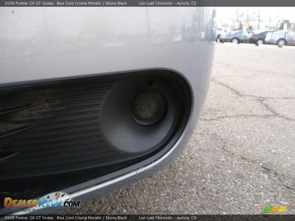 2008 Pontiac G6 GT Sedan Blue Gold Crystal Metallic / Ebony Black Photo #20