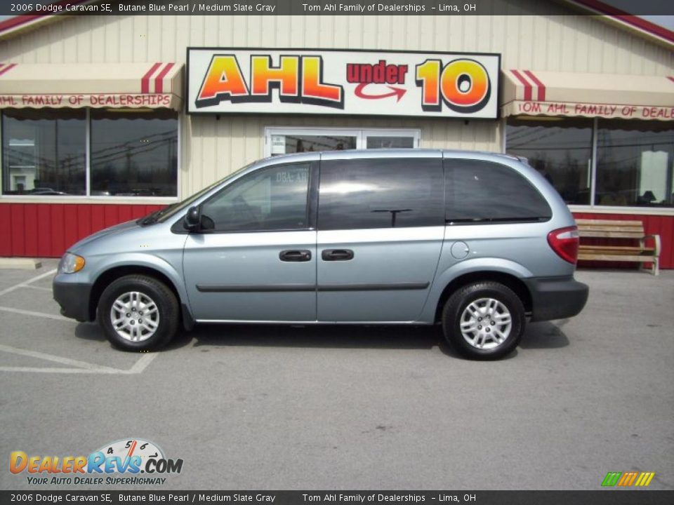 2006 Dodge Caravan SE Butane Blue Pearl / Medium Slate Gray Photo #1