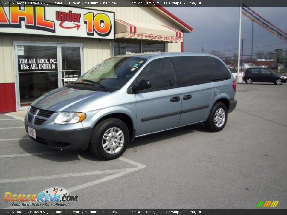 2006 Dodge Caravan SE Butane Blue Pearl / Medium Slate Gray Photo #2