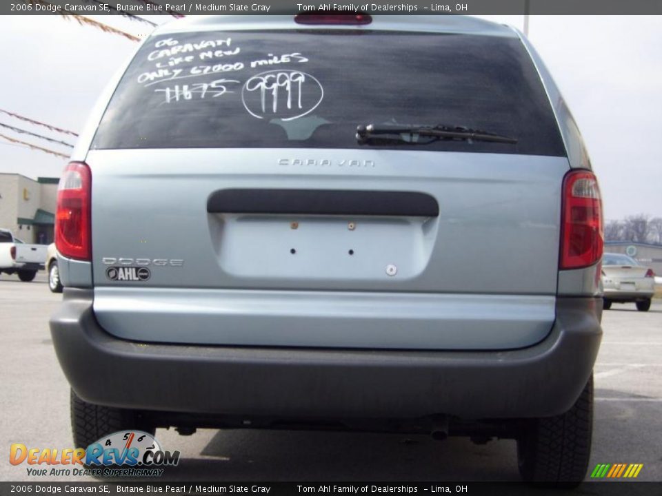 2006 Dodge Caravan SE Butane Blue Pearl / Medium Slate Gray Photo #5
