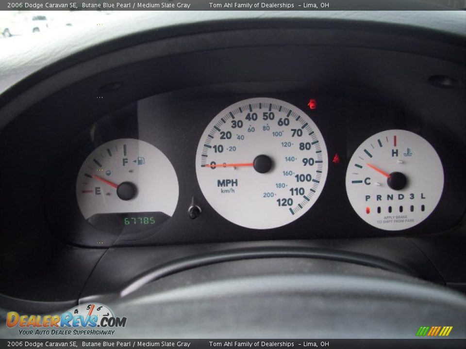 2006 Dodge Caravan SE Butane Blue Pearl / Medium Slate Gray Photo #8