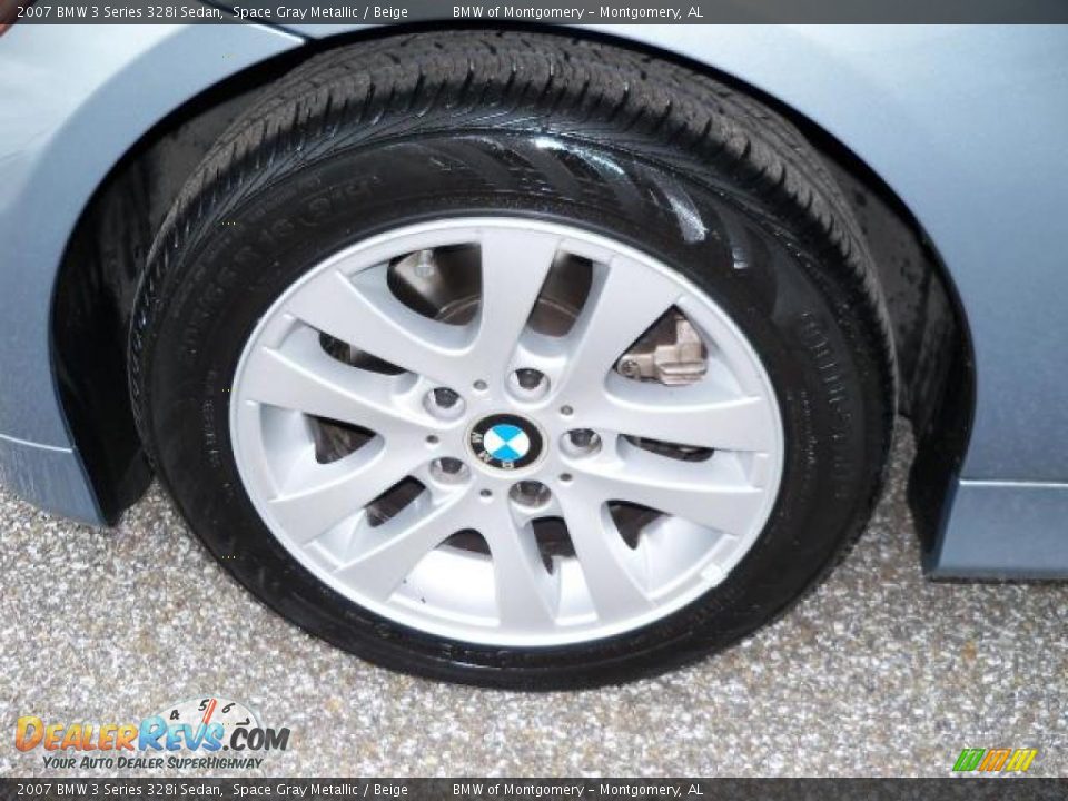 2007 BMW 3 Series 328i Sedan Space Gray Metallic / Beige Photo #11
