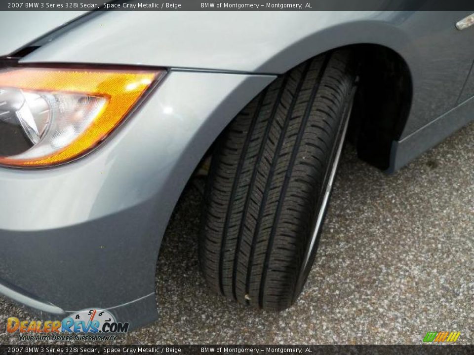 2007 BMW 3 Series 328i Sedan Space Gray Metallic / Beige Photo #12