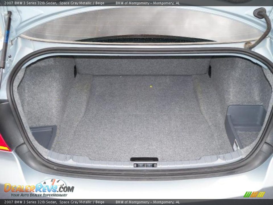 2007 BMW 3 Series 328i Sedan Space Gray Metallic / Beige Photo #14