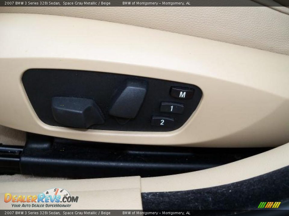 2007 BMW 3 Series 328i Sedan Space Gray Metallic / Beige Photo #16
