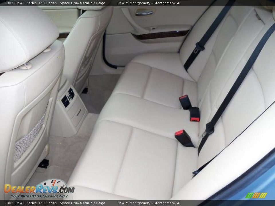 2007 BMW 3 Series 328i Sedan Space Gray Metallic / Beige Photo #20
