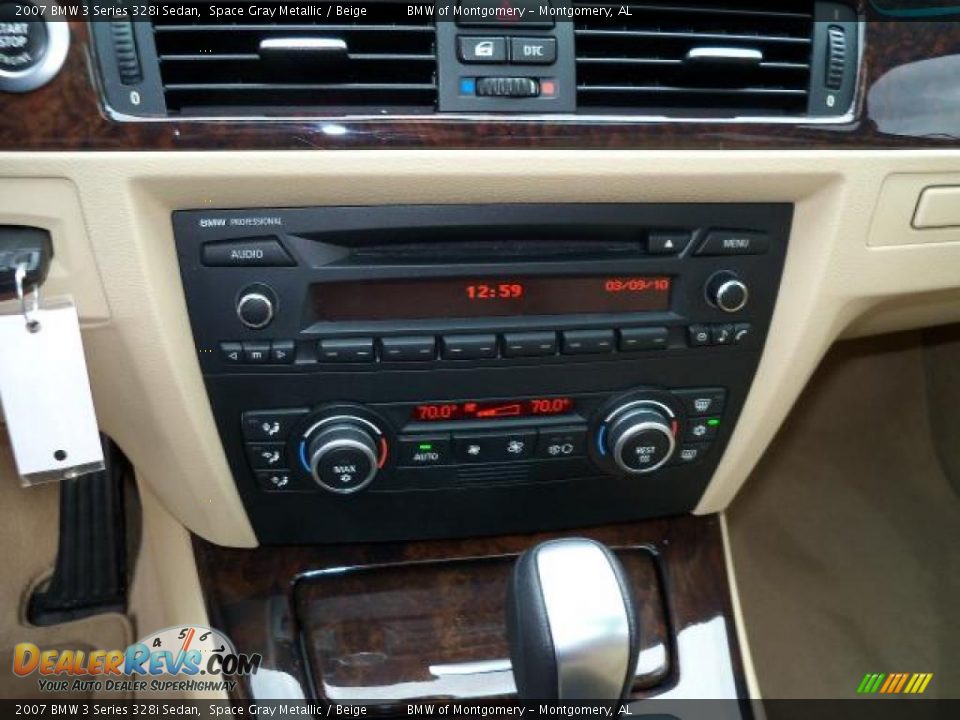 2007 BMW 3 Series 328i Sedan Space Gray Metallic / Beige Photo #22