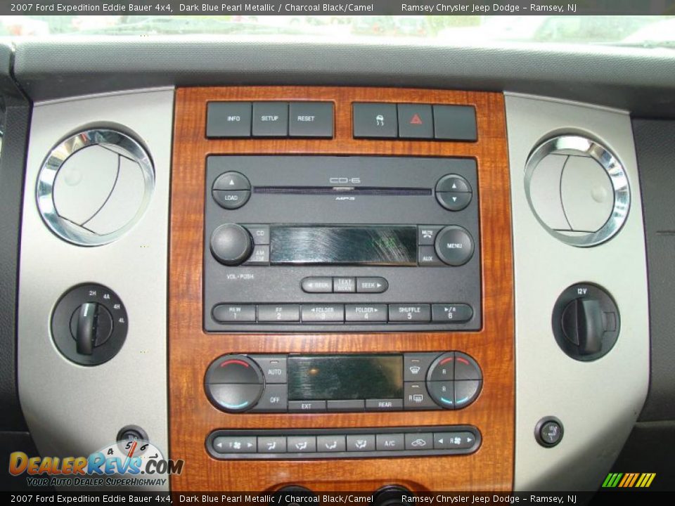 2007 Ford Expedition Eddie Bauer 4x4 Dark Blue Pearl Metallic / Charcoal Black/Camel Photo #14