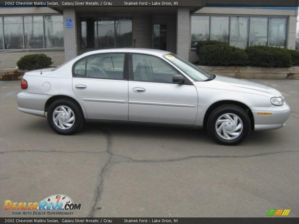 2002 Chevrolet Malibu Sedan Galaxy Silver Metallic / Gray Photo #1