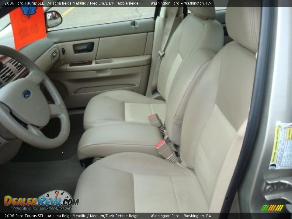 2006 Ford Taurus SEL Arizona Beige Metallic / Medium/Dark Pebble Beige Photo #7