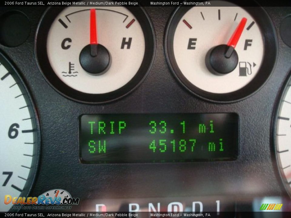 2006 Ford Taurus SEL Arizona Beige Metallic / Medium/Dark Pebble Beige Photo #20