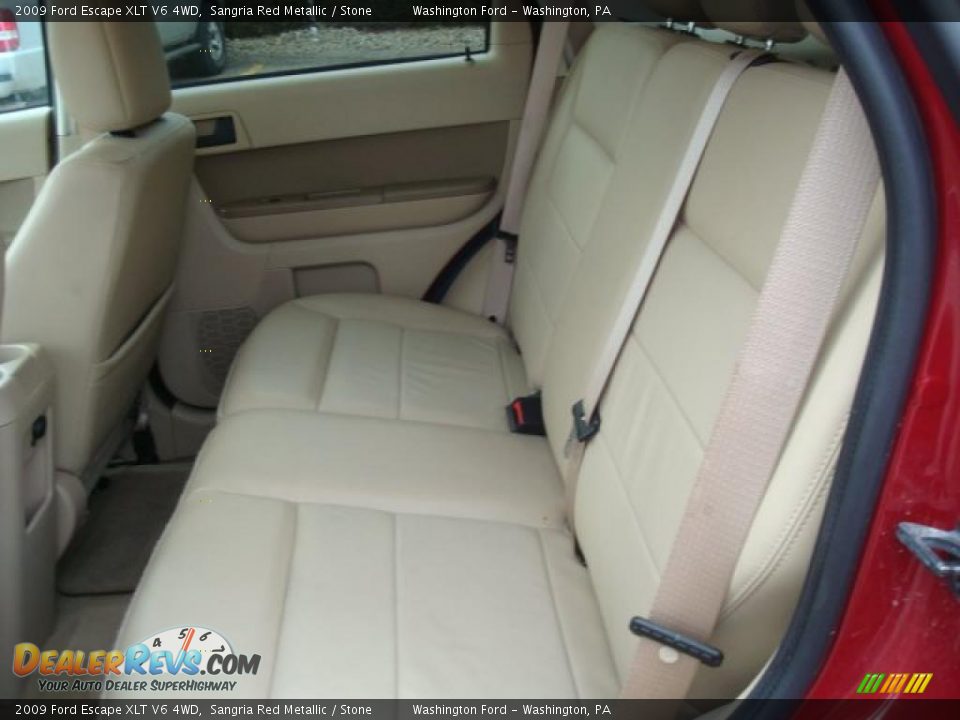 2009 Ford Escape XLT V6 4WD Sangria Red Metallic / Stone Photo #13