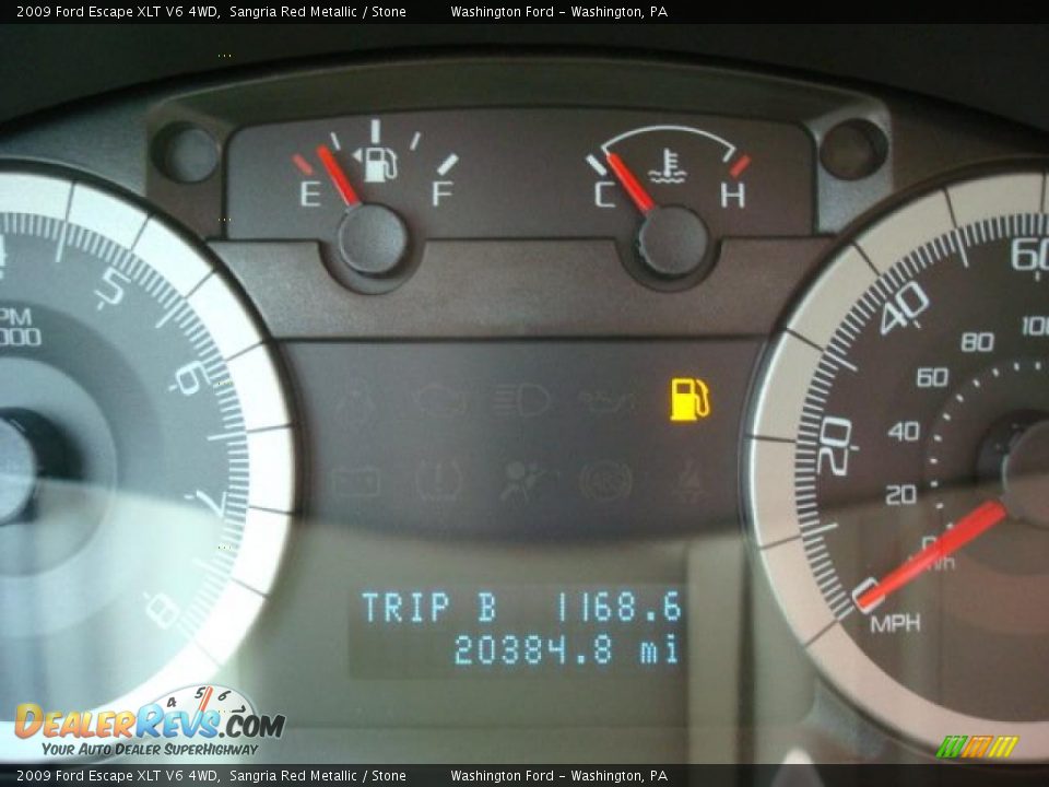 2009 Ford Escape XLT V6 4WD Sangria Red Metallic / Stone Photo #20