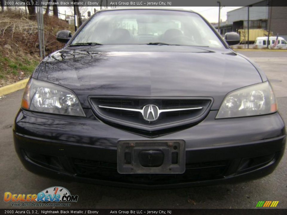 2003 Acura CL 3.2 Nighthawk Black Metallic / Ebony Photo #2