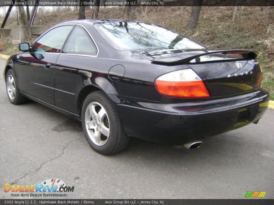 2003 Acura CL 3.2 Nighthawk Black Metallic / Ebony Photo #3