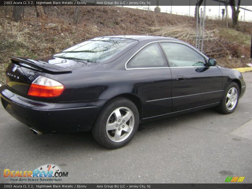 2003 Acura CL 3.2 Nighthawk Black Metallic / Ebony Photo #4