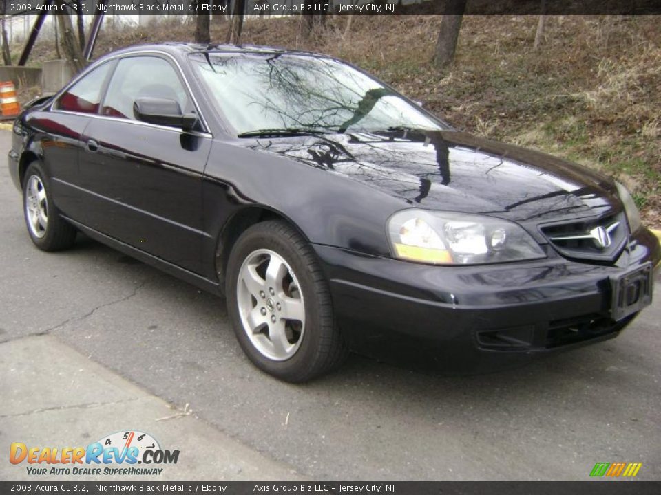 2003 Acura CL 3.2 Nighthawk Black Metallic / Ebony Photo #5