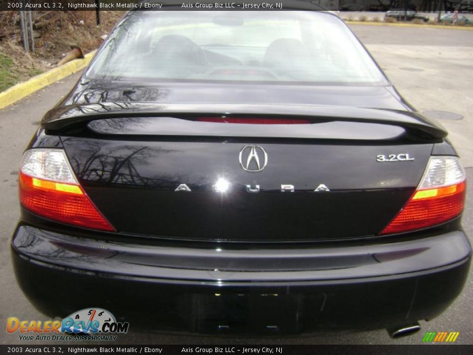 2003 Acura CL 3.2 Nighthawk Black Metallic / Ebony Photo #6