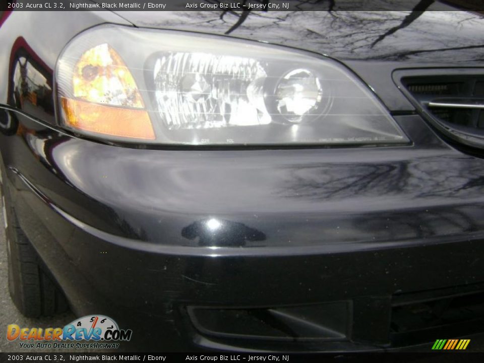 2003 Acura CL 3.2 Nighthawk Black Metallic / Ebony Photo #8