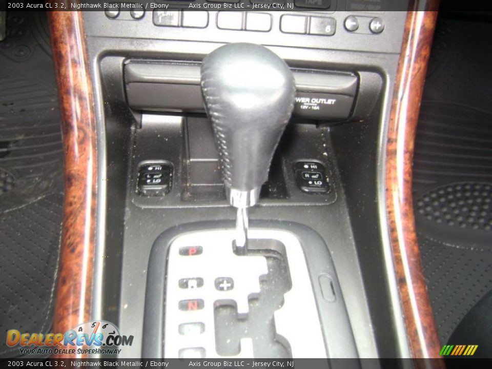 2003 Acura CL 3.2 Nighthawk Black Metallic / Ebony Photo #17