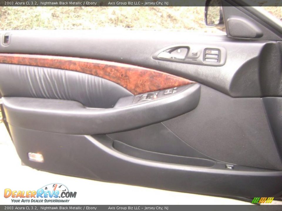 2003 Acura CL 3.2 Nighthawk Black Metallic / Ebony Photo #20