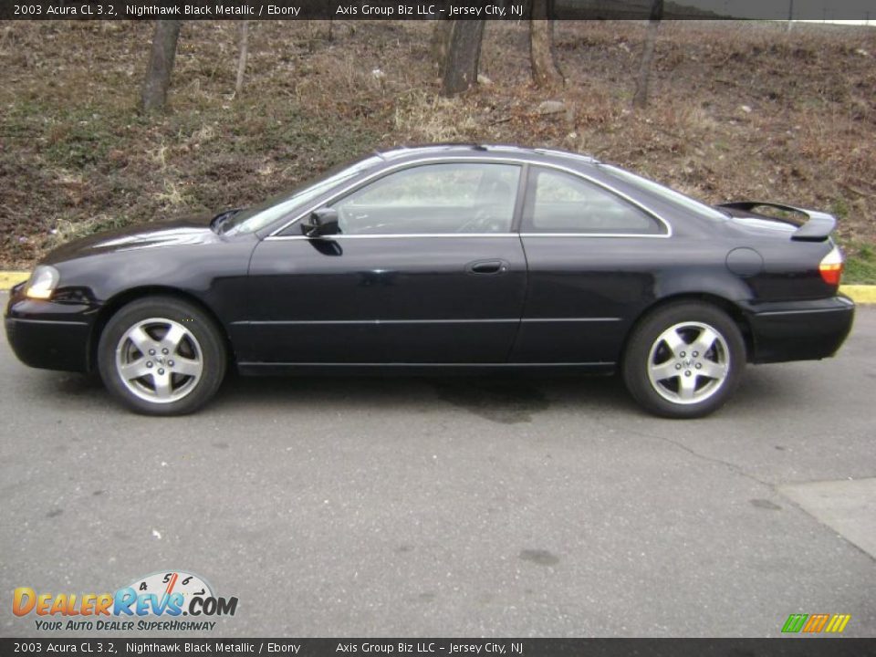 2003 Acura CL 3.2 Nighthawk Black Metallic / Ebony Photo #21