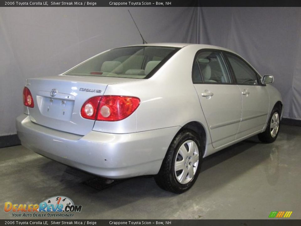 2006 Toyota Corolla LE Silver Streak Mica / Beige Photo #3
